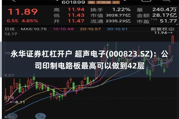 永华证券杠杠开户 超声电子(000823.SZ)：公司印制电路板最高可以做到42层
