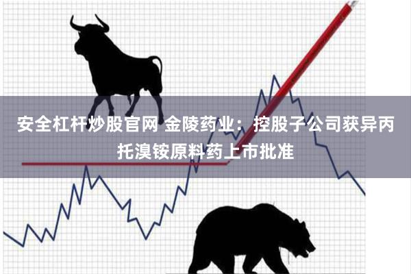 安全杠杆炒股官网 金陵药业：控股子公司获异丙托溴铵原料药上市批准
