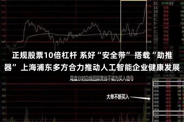 正规股票10倍杠杆 系好“安全带” 搭载“助推器” 上海浦东多方合力推动人工智能企业健康发展