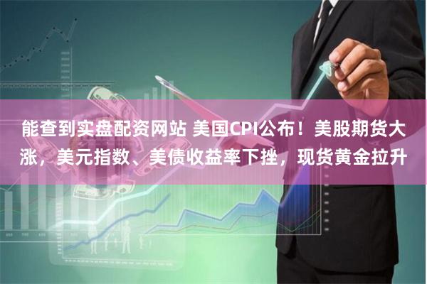 能查到实盘配资网站 美国CPI公布！美股期货大涨，美元指数、美债收益率下挫，现货黄金拉升